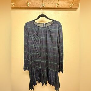 Zara Plaid Long Sleeve Dress